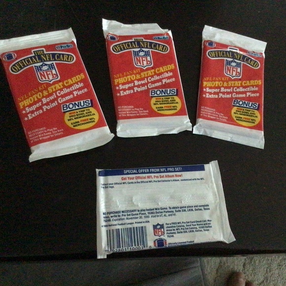 1989 PRO SET football trading cards - Picture 2 of 2